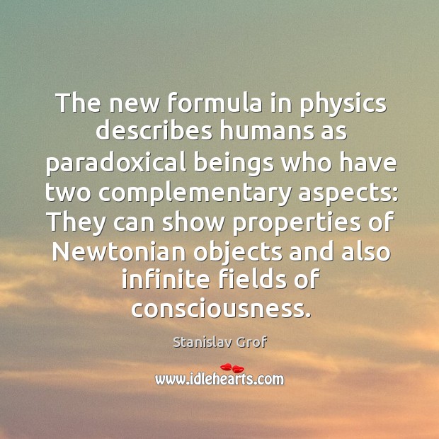 The new formula in physics describes humans as paradoxical beings who have Image