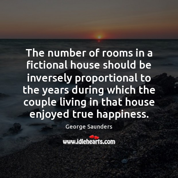 The number of rooms in a fictional house should be inversely proportional Image