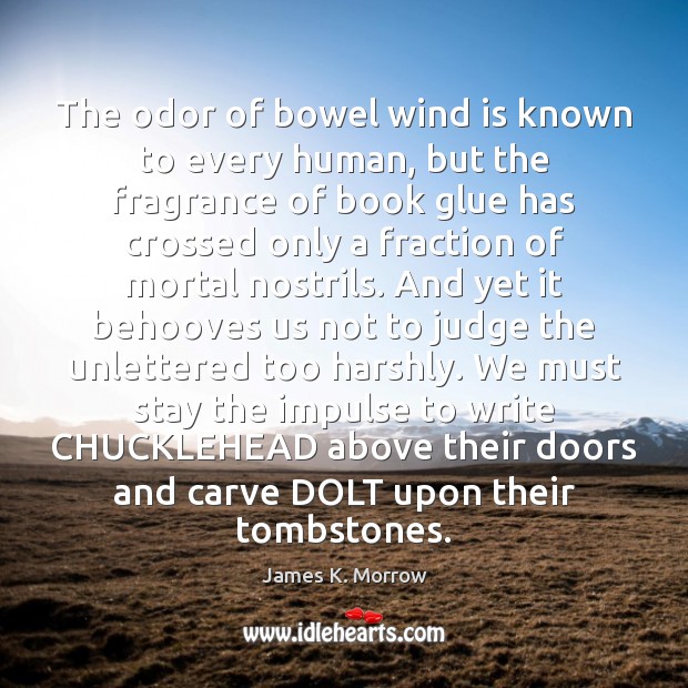 The odor of bowel wind is known to every human, but the Image