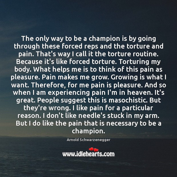 The only way to be a champion is by going through these Image