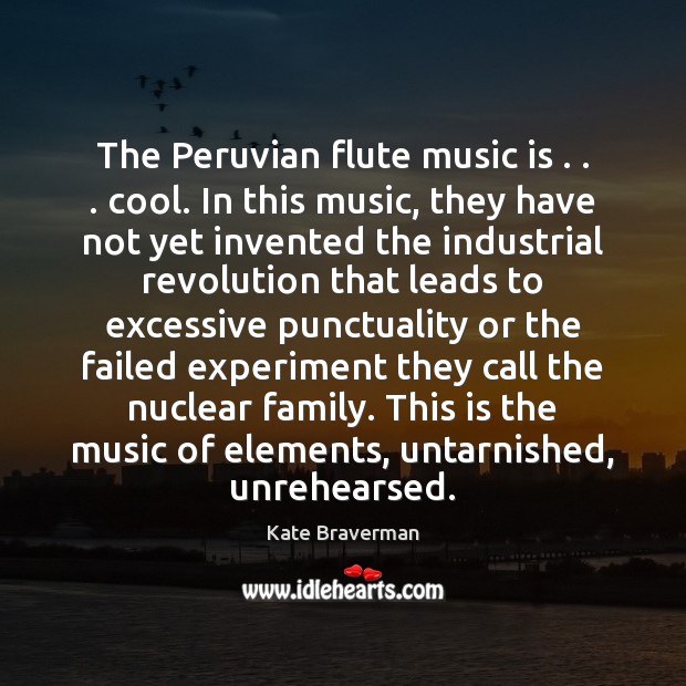 The Peruvian flute music is . . . cool. In this music, they have not Image