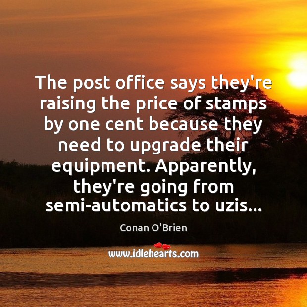 The post office says they’re raising the price of stamps by one Image