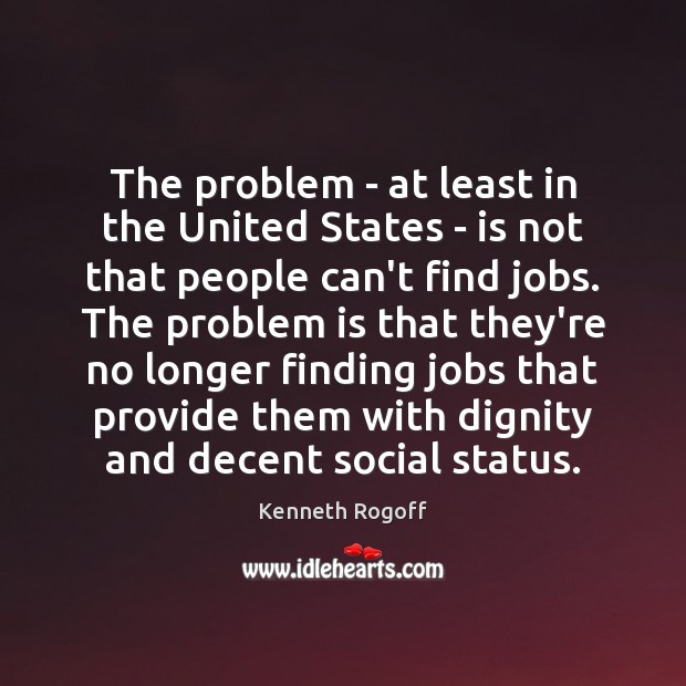 The problem – at least in the United States – is not Image