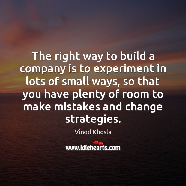 The right way to build a company is to experiment in lots Image
