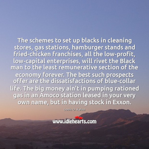 The schemes to set up blacks in cleaning stores, gas stations, hamburger Image