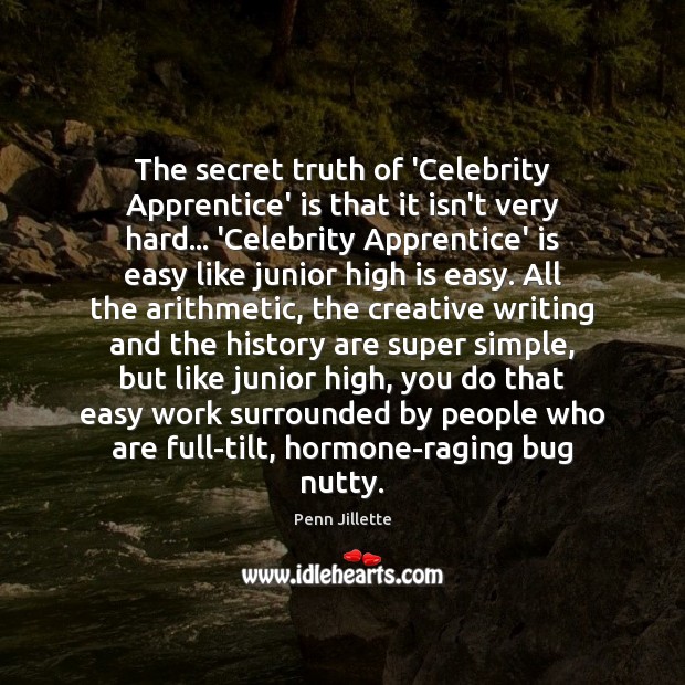 The secret truth of ‘Celebrity Apprentice’ is that it isn’t very hard… Image