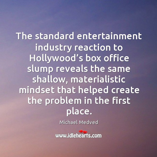 The standard entertainment industry reaction to hollywood’s box office slump reveals the same shallow Image