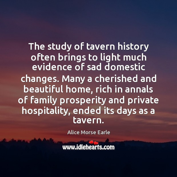 The study of tavern history often brings to light much evidence of Image
