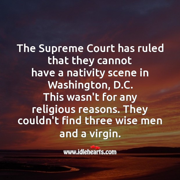 The supreme court has ruled that they cannot Image