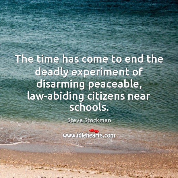 The time has come to end the deadly experiment of disarming peaceable, Image