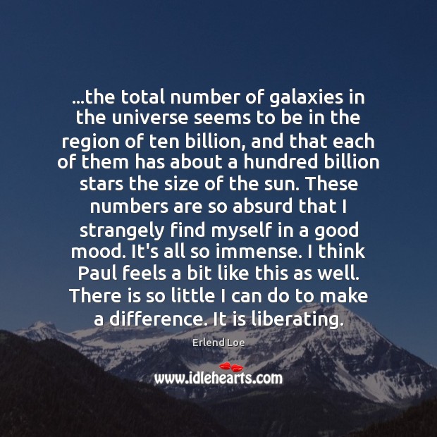 …the total number of galaxies in the universe seems to be in Image