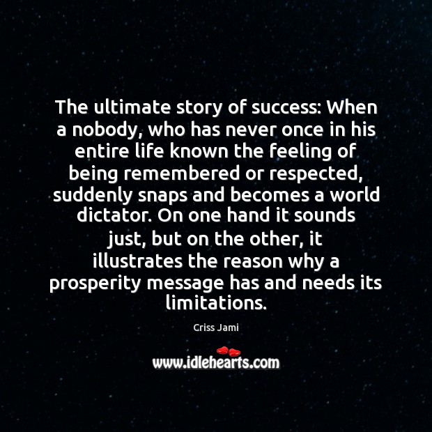 The ultimate story of success: When a nobody, who has never once Image