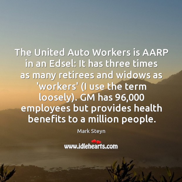 The United Auto Workers is AARP in an Edsel: It has three Image