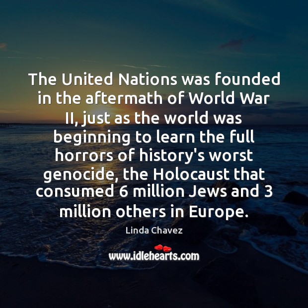 The United Nations was founded in the aftermath of World War II, Image