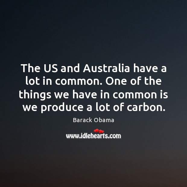 The US and Australia have a lot in common. One of the Image