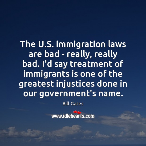 The U.S. immigration laws are bad – really, really bad. I’d Image