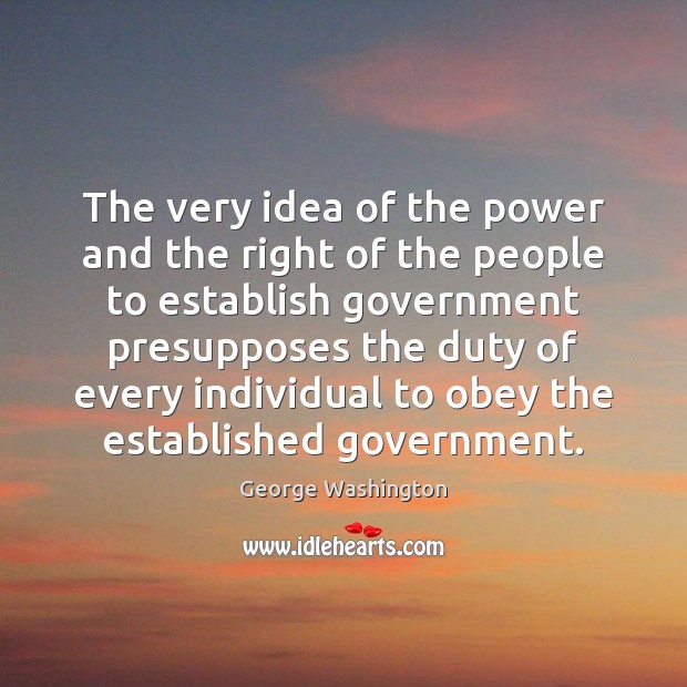 The very idea of the power and the right of the people Image