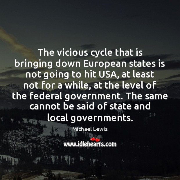 The vicious cycle that is bringing down European states is not going Image