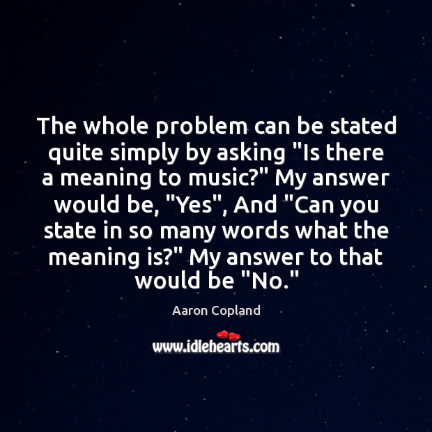 The whole problem can be stated quite simply by asking “Is there Image