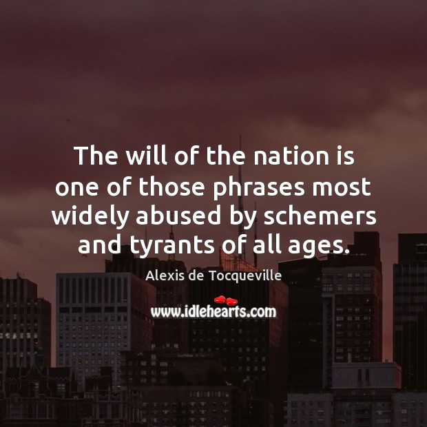 The will of the nation is one of those phrases most widely Image