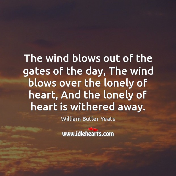 The wind blows out of the gates of the day, The wind Image