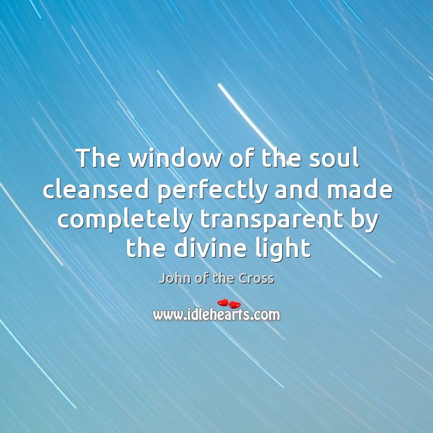 The window of the soul cleansed perfectly and made completely transparent by Image