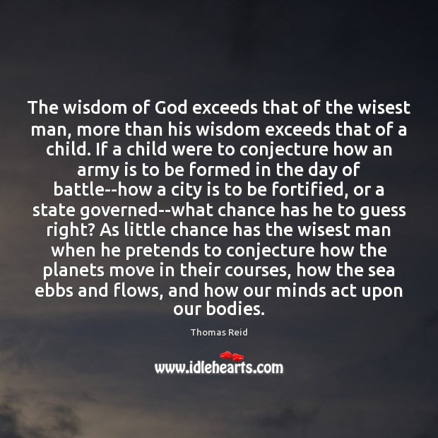The wisdom of God exceeds that of the wisest man, more than Image
