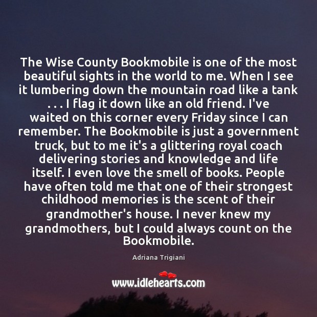 The Wise County Bookmobile is one of the most beautiful sights in Image