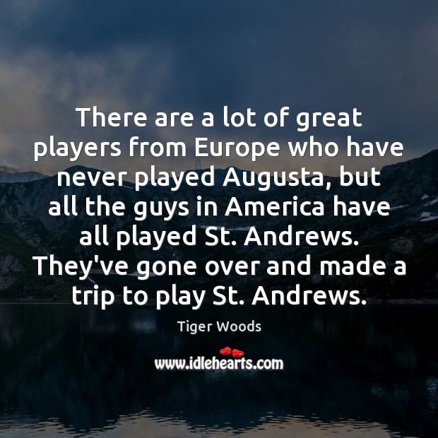 There are a lot of great players from Europe who have never Image