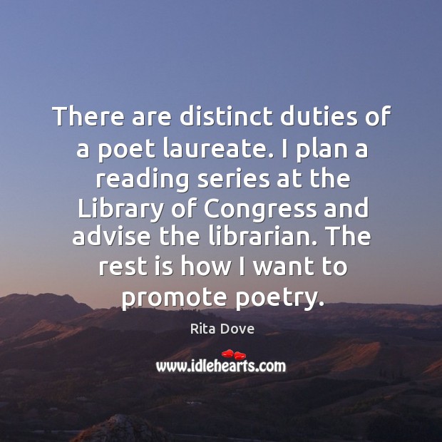 There are distinct duties of a poet laureate. Image
