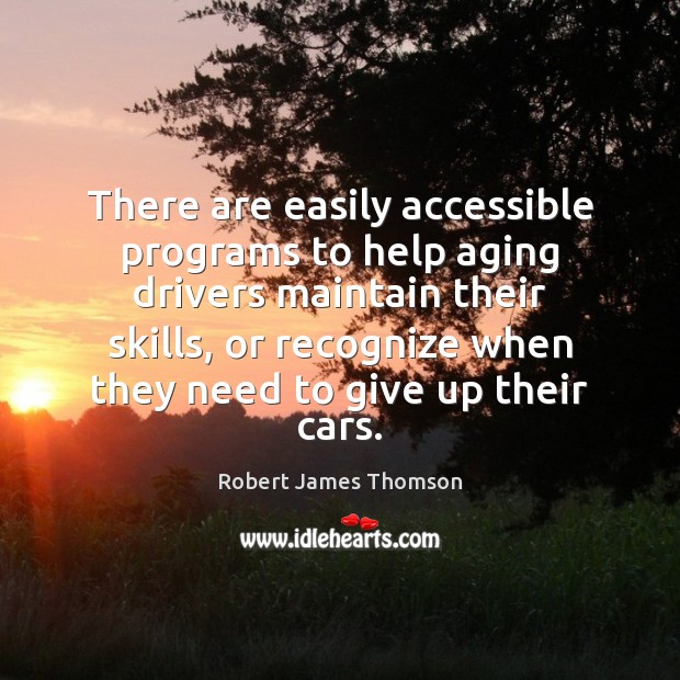 There are easily accessible programs to help aging drivers maintain their skills, Image