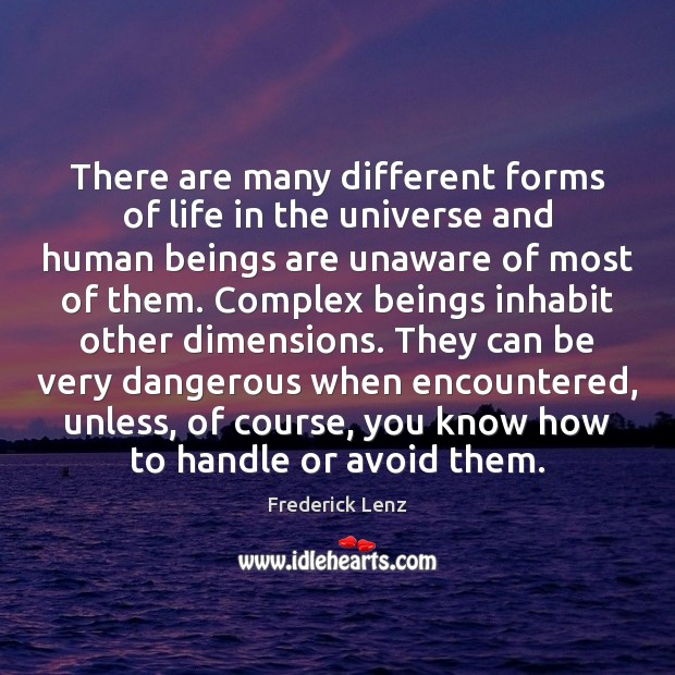 There are many different forms of life in the universe and human Image