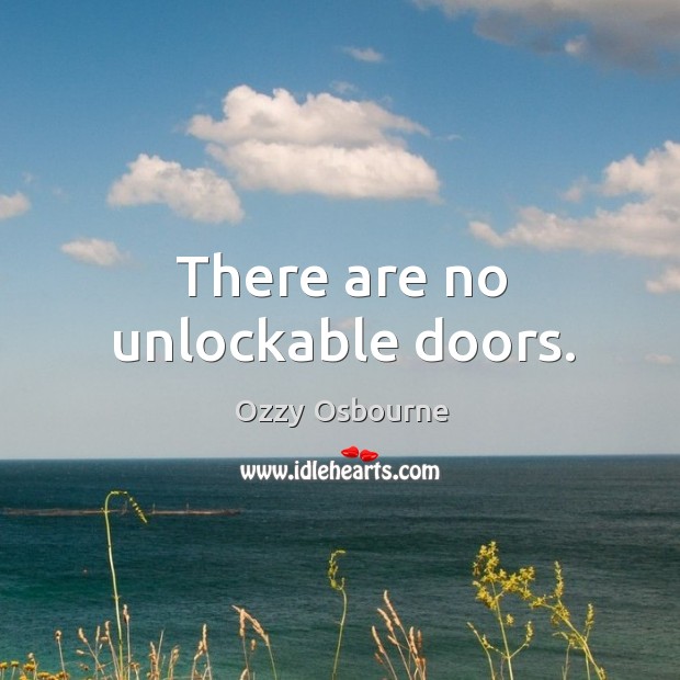 There are no unlockable doors. Image