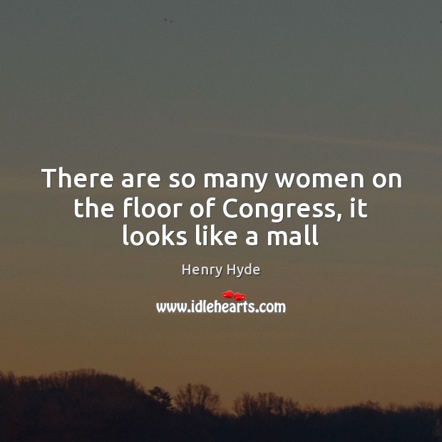 There are so many women on the floor of Congress, it looks like a mall Image