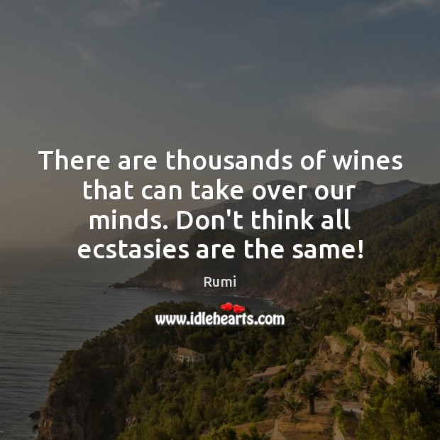 There are thousands of wines that can take over our minds. Don’t Image