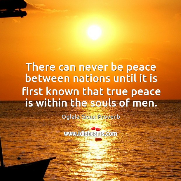 There can never be peace between nations until Peace Quotes Image
