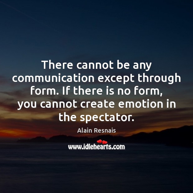 There cannot be any communication except through form. If there is no Image