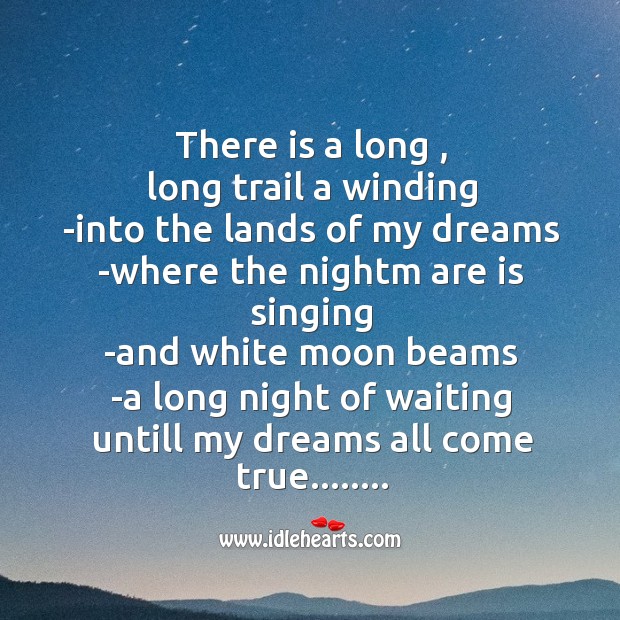 There is a long Good Night Quotes Image