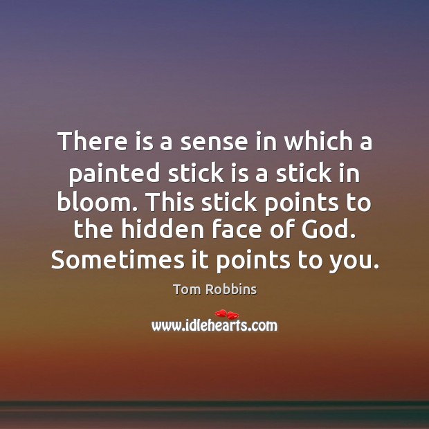 There is a sense in which a painted stick is a stick Hidden Quotes Image