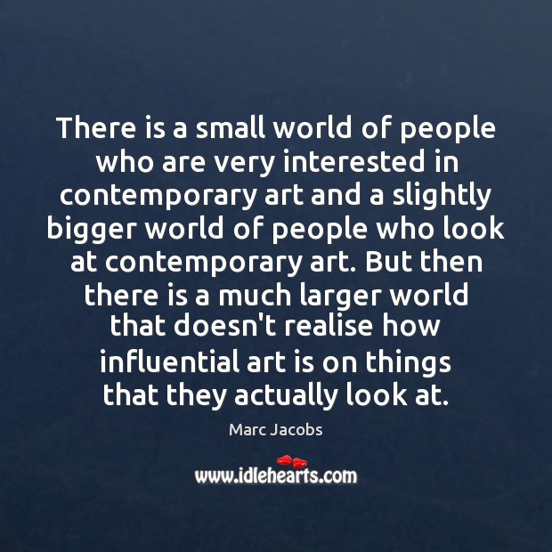 There is a small world of people who are very interested in Image