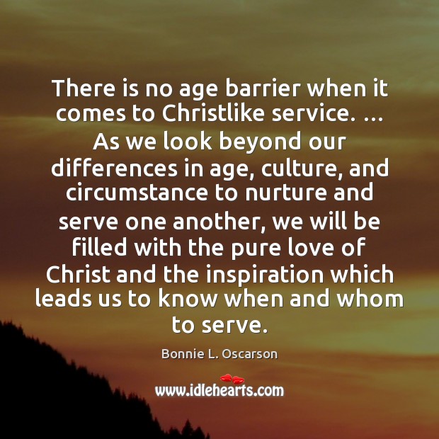There is no age barrier when it comes to Christlike service. … As Image