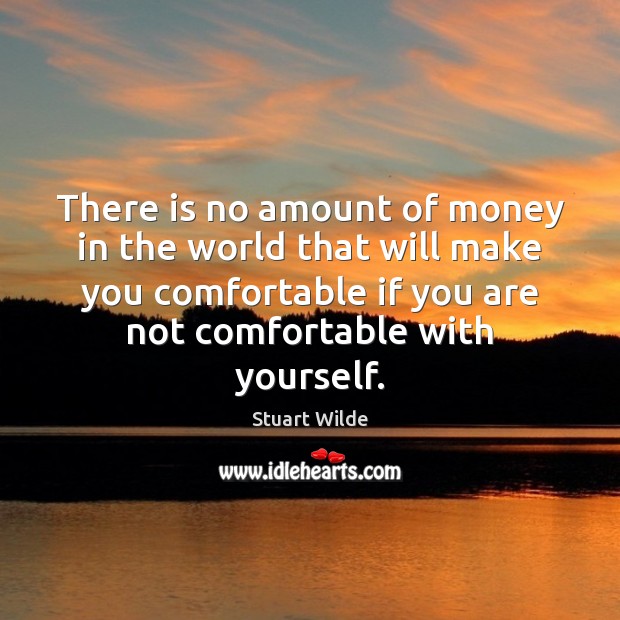 There is no amount of money in the world that will make Stuart Wilde Picture Quote