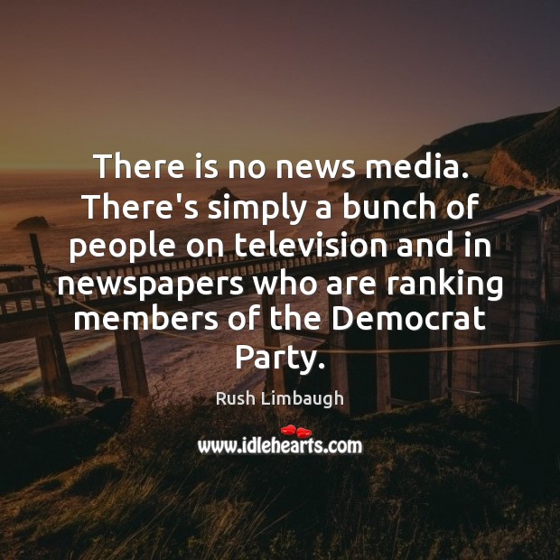 There is no news media. There’s simply a bunch of people on Image