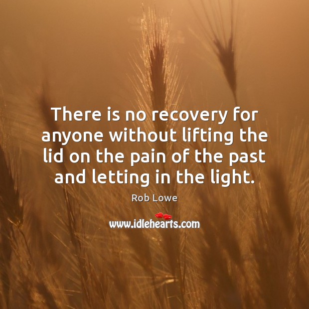 There is no recovery for anyone without lifting the lid on the Image