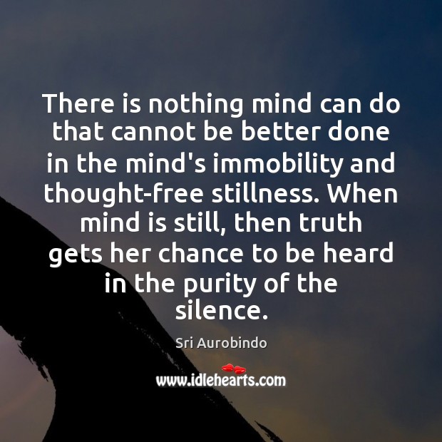 There is nothing mind can do that cannot be better done in Sri Aurobindo Picture Quote