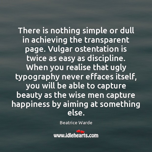 There is nothing simple or dull in achieving the transparent page. Vulgar Image