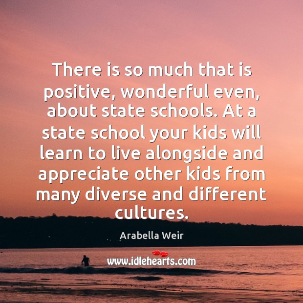 There is so much that is positive, wonderful even, about state schools. Image