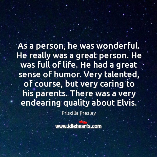 There was a very endearing quality about elvis. Image