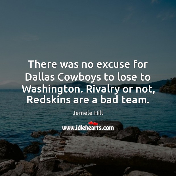 There was no excuse for Dallas Cowboys to lose to Washington. Rivalry Image