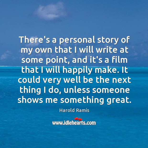 There’s a personal story of my own that I will write at Image